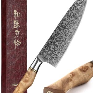 HEZHEN Chef's Knife-Professional-8.3 inch Damascus