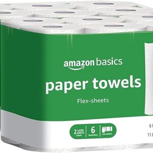 Amazon Basics 2-Ply Flex-Sheets Paper Towels