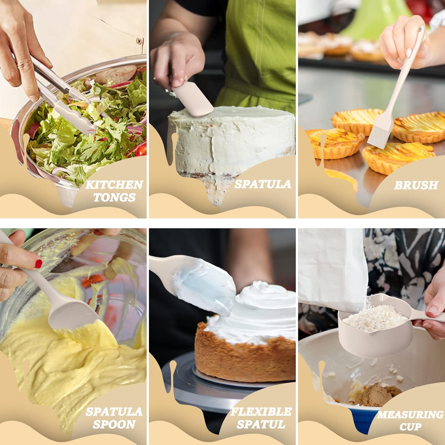 Mixing Bowls with Airtight Lids Set, 26PCS Stainless - Image 5