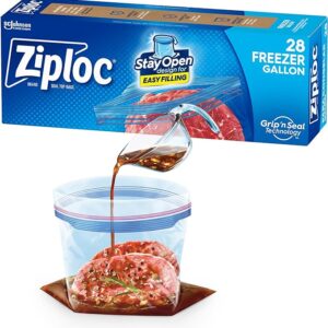 Ziploc Gallon Food Storage Freezer Bags,