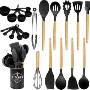 22 Pcs Silicone Kitchen Cooking Utensils Set, 446°F Heat