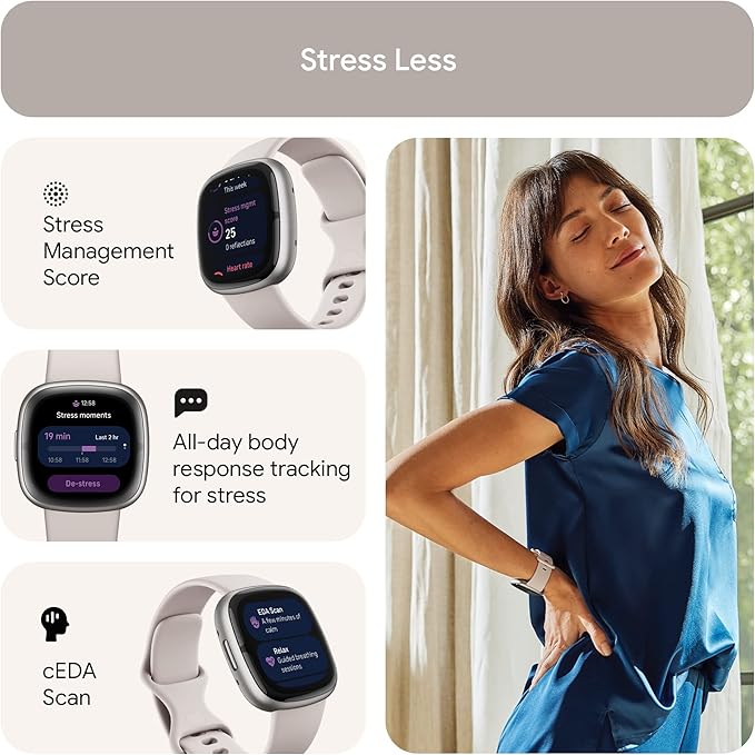 Fitbit Sense 2 Advanced Health and Fitness Smartwatch - Image 2