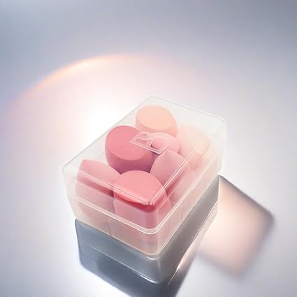 Makeup Sponge Set BS-MALL with Storage Case 7 Pcs for Liquid - Image 5