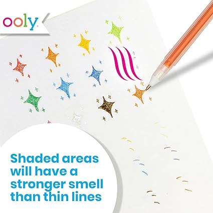 Ooly Scented Yummy Yummy Glitter Gel Pens Set of 12 - Image 5