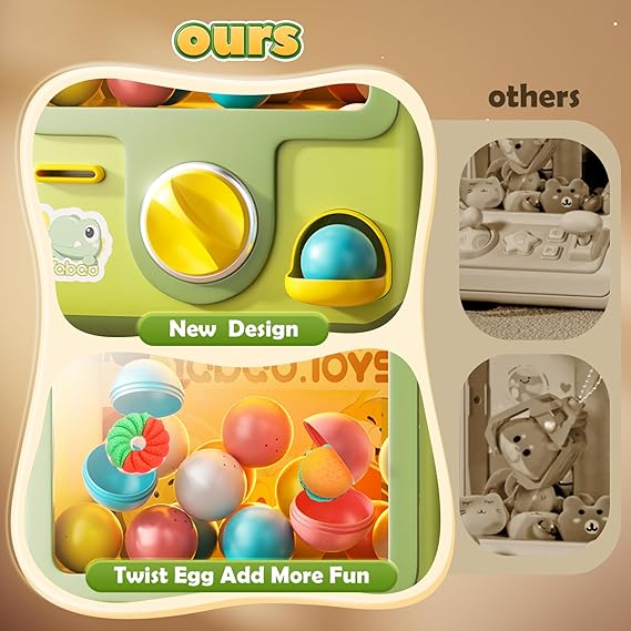 Claw Machine for Kids,Dinosaur Mini Vending Machine - Image 3