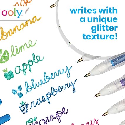 Ooly Scented Yummy Yummy Glitter Gel Pens Set of 12 - Image 3