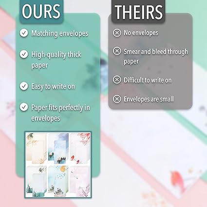 Mr. Pen Stationery Writing Paper with Envelopes - Image 3