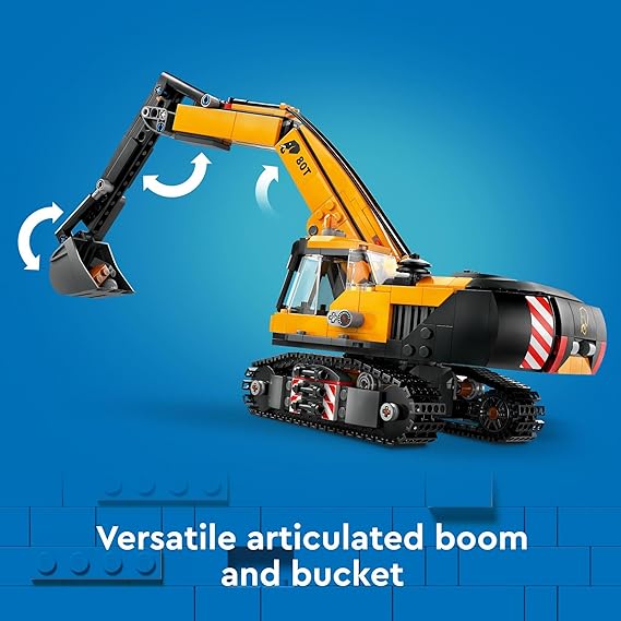LEGO City Construction Excavator Toy - Building Toys for Boys & Girls - Image 4