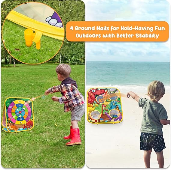 Bean Bag Toss Game for Kids - Cornhole Board Outdoor Toys - Image 4