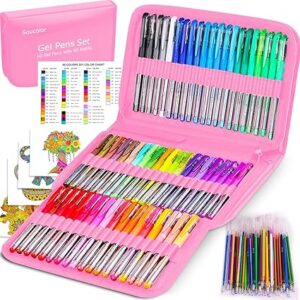 Soucolor 120 Pack Aesthetic Pastel Gel Pens