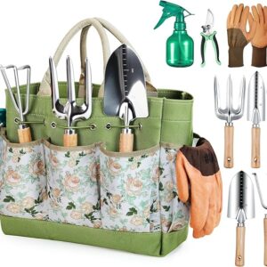 Gardening Tools 9-Piece Heavy Duty Gardening Hand Tools