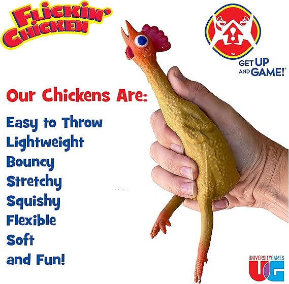 University Games, Flickin Chicken Indoor Outdoor Target Toss - Image 2