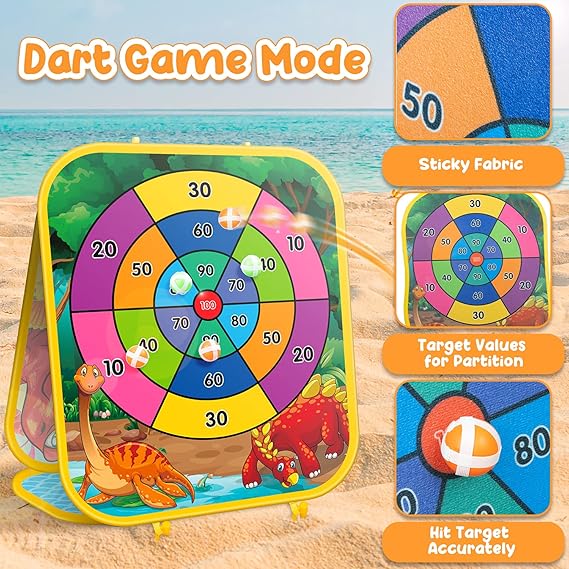 Bean Bag Toss Game for Kids - Cornhole Board Outdoor Toys - Image 3