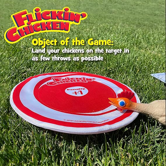 University Games, Flickin Chicken Indoor Outdoor Target Toss - Image 3